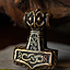 Ödeshög Mjölnir met knoopwerk, brons - Celtic Webmerchant