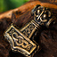 Ödeshög Mjölnir met knoopwerk, brons - Celtic Webmerchant