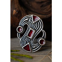 Laat-Merovingische S-fibula, verzilverd - Celtic Webmerchant