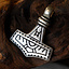 Gotland Thors hammer, forsølvede - Celtic Webmerchant