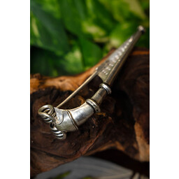 Germanische Fibel 1. Jahrhundert n.Chr., Versilbert - Celtic Webmerchant