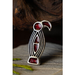 Alemannic bird fibula, silvered - Celtic Webmerchant