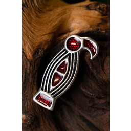 Alemannisch Vogel Fibula, versilbert - Celtic Webmerchant