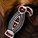 Alemannic bird fibula, silvered - Celtic Webmerchant