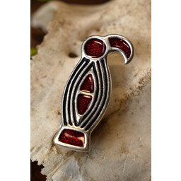 Alemannic bird fibula, silvered - Celtic Webmerchant