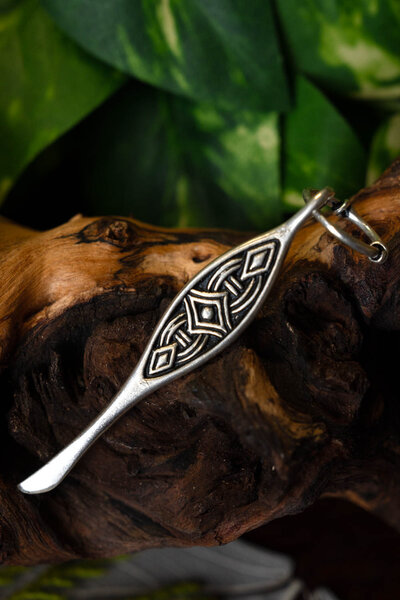 Viking nail cleaner Birka grave 660, silvered - Celtic Webmerchant