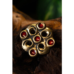 Merovingian cloisonne brooch - Celtic Webmerchant
