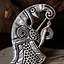 cuervo germánicas broche de Gotland, a la derecha, plateada - Celtic Webmerchant