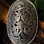 Viking skildpadde broche Jellinge stil, forsølvede, pris per styk - Celtic Webmerchant