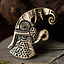 Germanische Rabe Brosche Gotland, rechts, Bronze - Celtic Webmerchant
