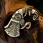 Germansk ravn broche Gotland, til venstre, bronze - Celtic Webmerchant