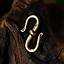 crochet de bijoux Viking, 2,5x1,2 cm - Celtic Webmerchant