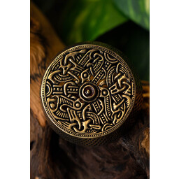 Gotland drum brooch, bronze - Celtic Webmerchant
