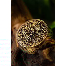 Gotlandia bębna broszka brązu - Celtic Webmerchant