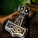 Ödeshög Mjolnir mit Knoten, versilbert - Celtic Webmerchant
