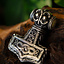 Ödeshög Mjolnir mit Knoten, versilbert - Celtic Webmerchant