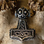 Ödeshög mjolnir med knudearbejde, sølvfarvet - Celtic Webmerchant