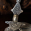 Germanischer Fibula-Typ Hahnheim, versilbert - Celtic Webmerchant