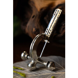 Romersk armbrøst fibula, forsølvede - Celtic Webmerchant