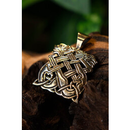 Ornamental de bronce perros Cú Chulainn - Celtic Webmerchant