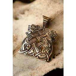 Bronzo nave ornamentale cani Cú Chulainn - Celtic Webmerchant