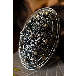 Broche del escudo del siglo IX, estilo borre, bronce - Celtic Webmerchant
