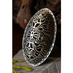 Viking Schildkröte Brosche Finnland, versilbert - Celtic Webmerchant
