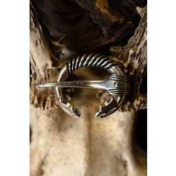 Baltische ringfibula met dierenkoppen, brons - Celtic Webmerchant