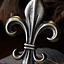 Fleur de Lys Anhänger, versilbert - Celtic Webmerchant