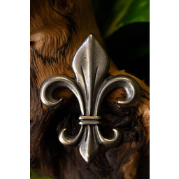 Fleur de Lys vedhæng, forsølvede - Celtic Webmerchant