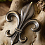 Fleur de Lys wisiorek, posrebrzane - Celtic Webmerchant
