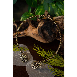 Torque with Celtic spirals - Celtic Webmerchant