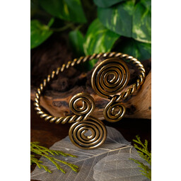 Celtic górna bransoletka z spirale - Celtic Webmerchant