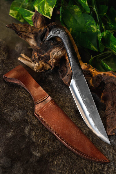 Keltisches Messer mit Vogelmotiv - Celtic Webmerchant