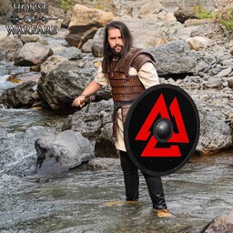 Tarcza wikingów z orzechem Valknut - Celtic Webmerchant