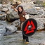 Tarcza wikingów z orzechem Valknut - Celtic Webmerchant