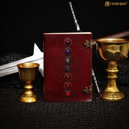 Sevenstone lædernotesbog - Celtic Webmerchant
