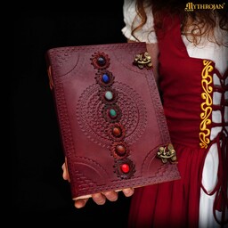 Sevenstone lædernotesbog - Celtic Webmerchant