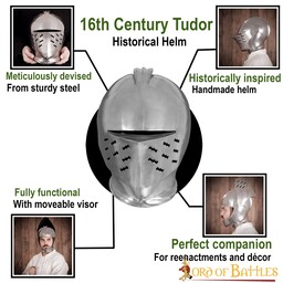 Casque Tudor du XVIe siècle - Celtic Webmerchant