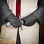 Mitaines en cotte de mailles XIIIe-XIVe siècle, anneaux plats, rivets ronds - Celtic Webmerchant