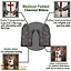Mitaines en cotte de mailles XIIIe-XIVe siècle, anneaux plats, rivets ronds - Celtic Webmerchant
