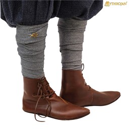 Winingas con fibulas en forma de cuervo, patrón de espiga - Celtic Webmerchant