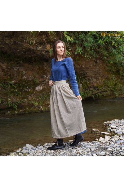 Delantal medieval de lino - Celtic Webmerchant