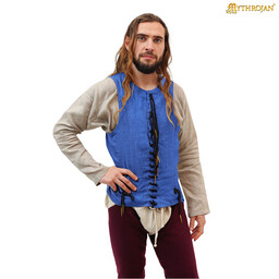 14th-15th Century Pourpoint, Wool, Blue - Celtic Webmerchant