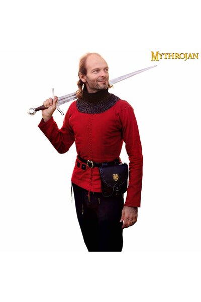Senmedeltida arming doublet, röd - Celtic Webmerchant