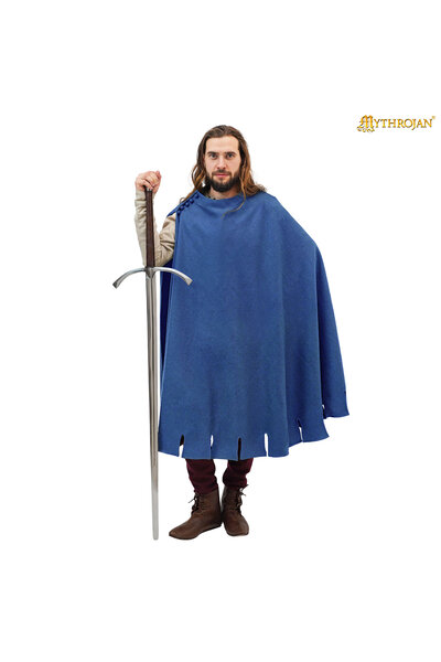 Manteau du 14e siècle Bocksten, laine, bleu - Celtic Webmerchant