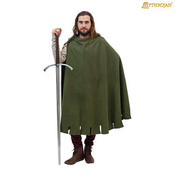 Manteau du 14e siècle Bocksten Man, laine, vert - Celtic Webmerchant