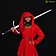 Mythrojan Late medieval houppelande, red - Celtic Webmerchant