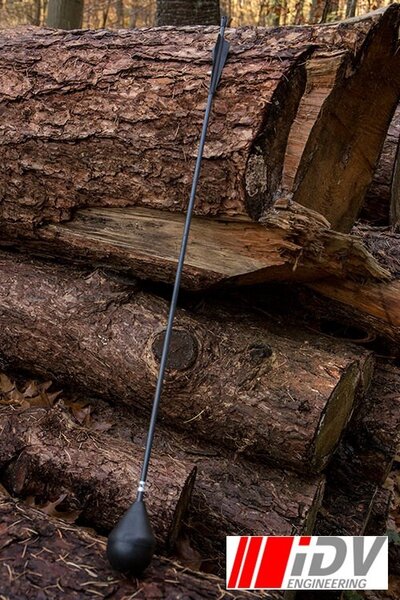 LARP Arrow, Round Headed, nero-rosso - Celtic Webmerchant