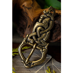 Hebilla Vikinga serpiente Midgard bronce - Celtic Webmerchant
